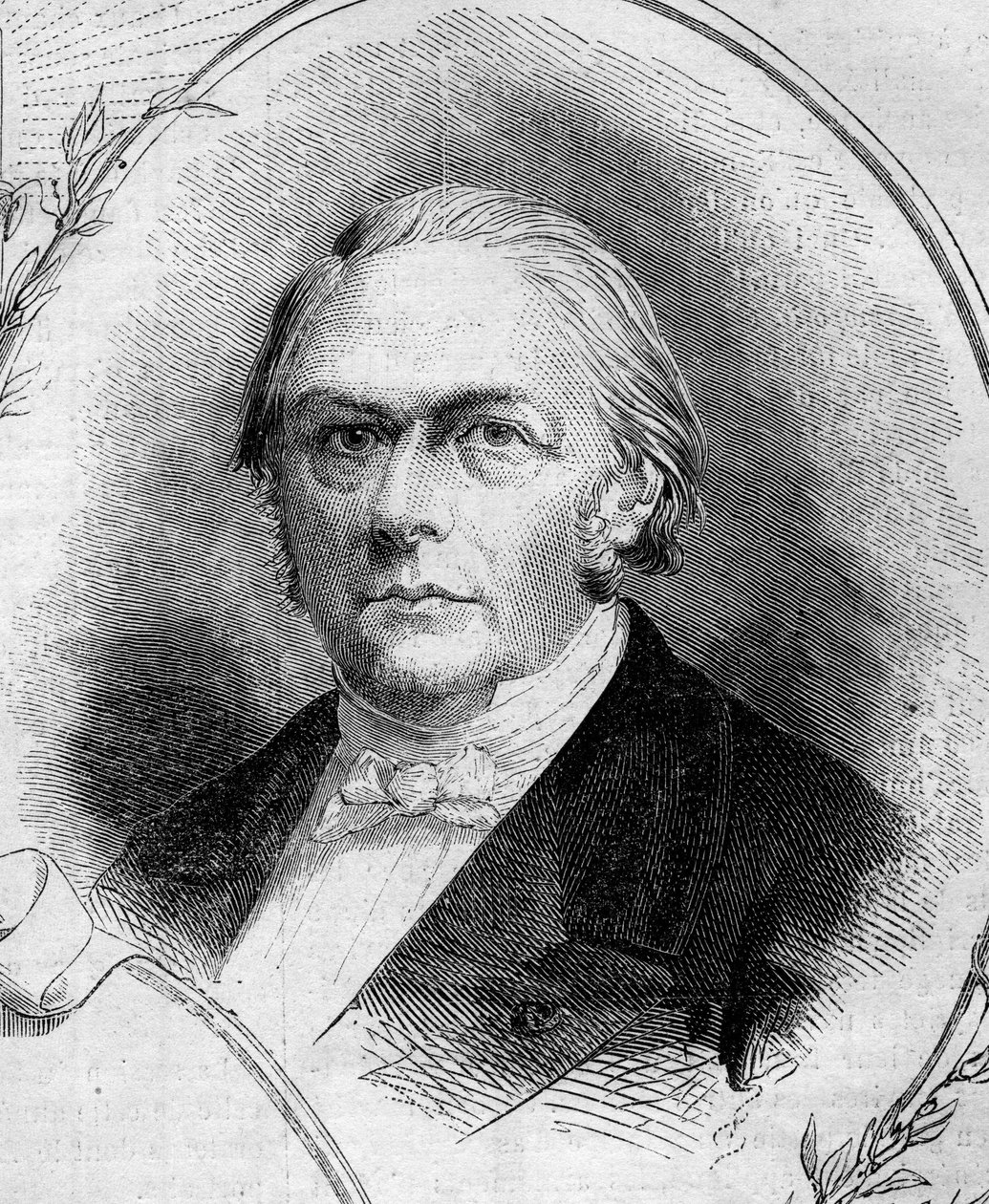 フランスの実業家・政治家であるフランソワ・ジュール・ドゥヴァンク（1802-1878）の肖像。1862年4月19日付「Le Monde Illustré」262号に掲載された版画。 作： フランス語学校