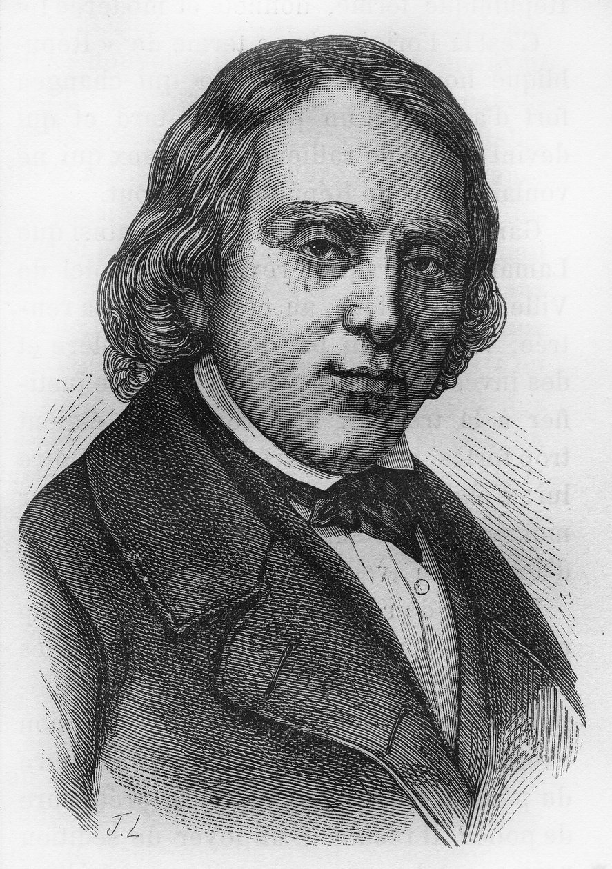 フランスの生物学者、化学者、政治家であるフランソワ・ヴァンサン・ラスパイユ（1794-1878）の肖像。 作： フランス語学校
