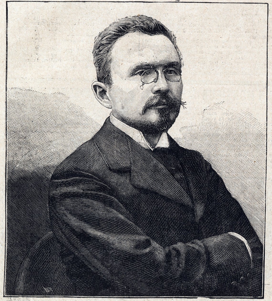 Gabriel Albert Auguste Hanotaux フランスの外交官、歴史家、政治家（1853-1944）の肖像。 作： フランス語学校