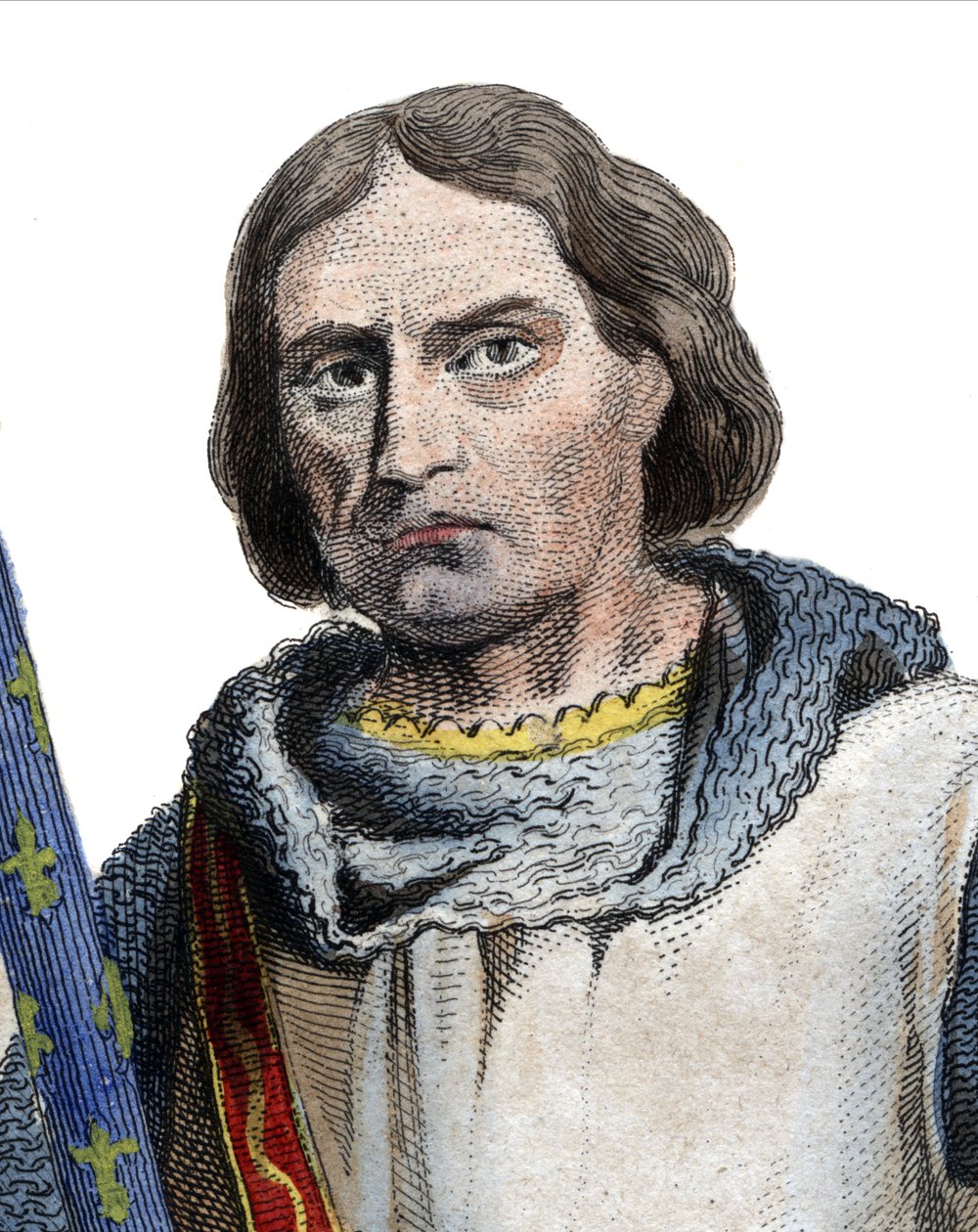フランスの巡査、ゴーシェVドゥシャスティヨン（c.1249-1329）の肖像。 作： フランス語学校