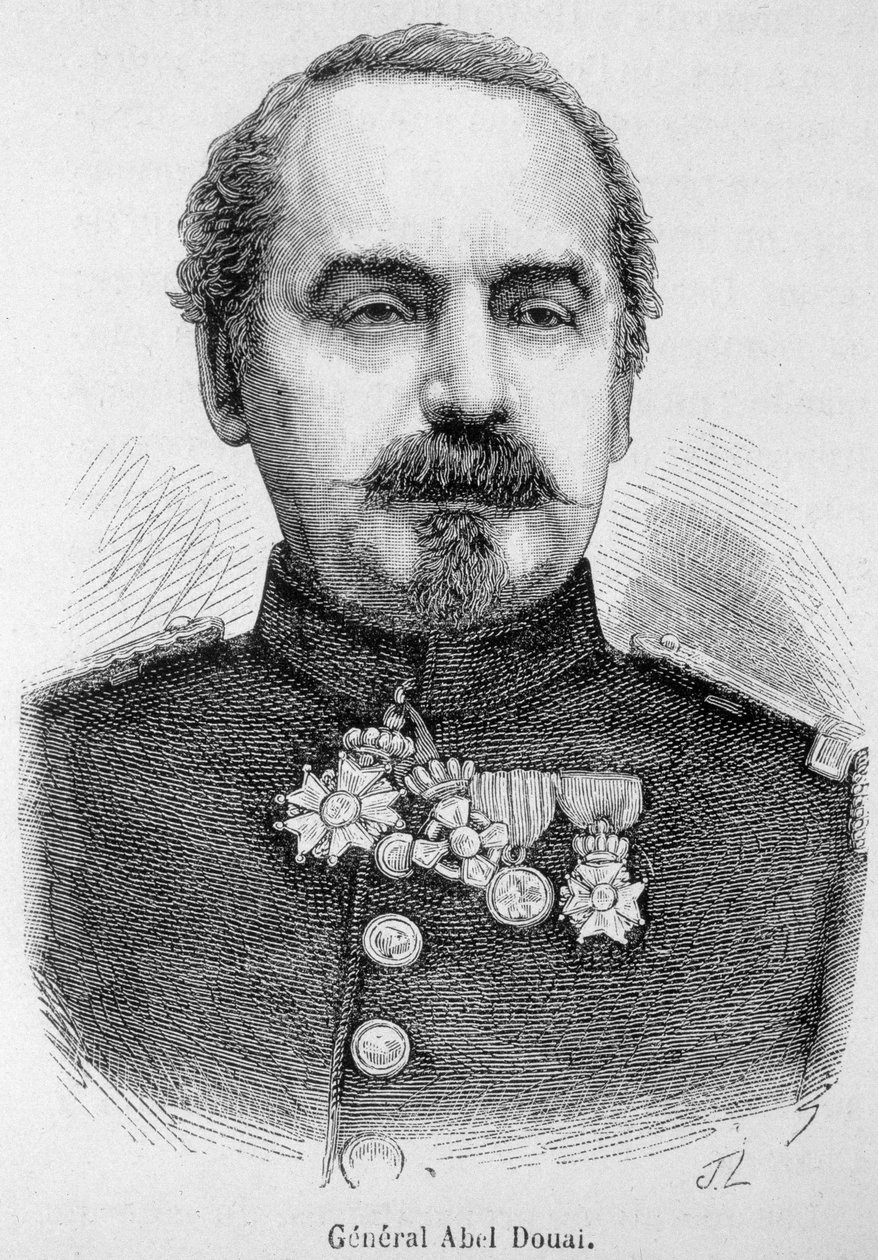 アベル・ドゥアイ将軍の肖像-アンリ・マルタン著「フランス史」より 作： フランス語学校