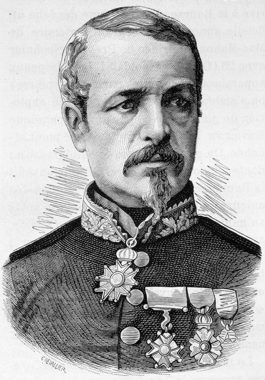 シャルル・オーギュスト・フロサール将軍（1807～1875年）の肖像 - アンリ・マルタンの「L