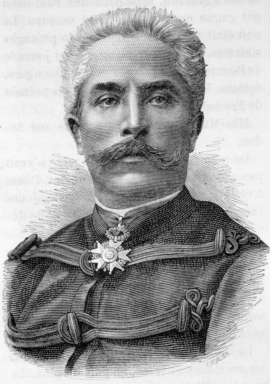 ガリフェ将軍の肖像 - アンリ・マルタン著「フランス史」より 作： フランス語学校