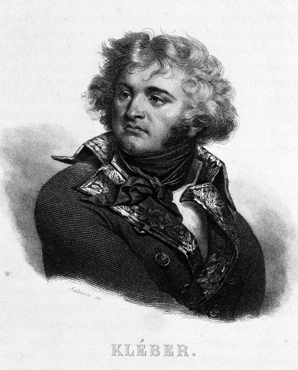 ジャン・バティスト・クレベール将軍（1753～1800年）の肖像-ティエール作「フランス革命」にて19世紀 作： フランス語学校