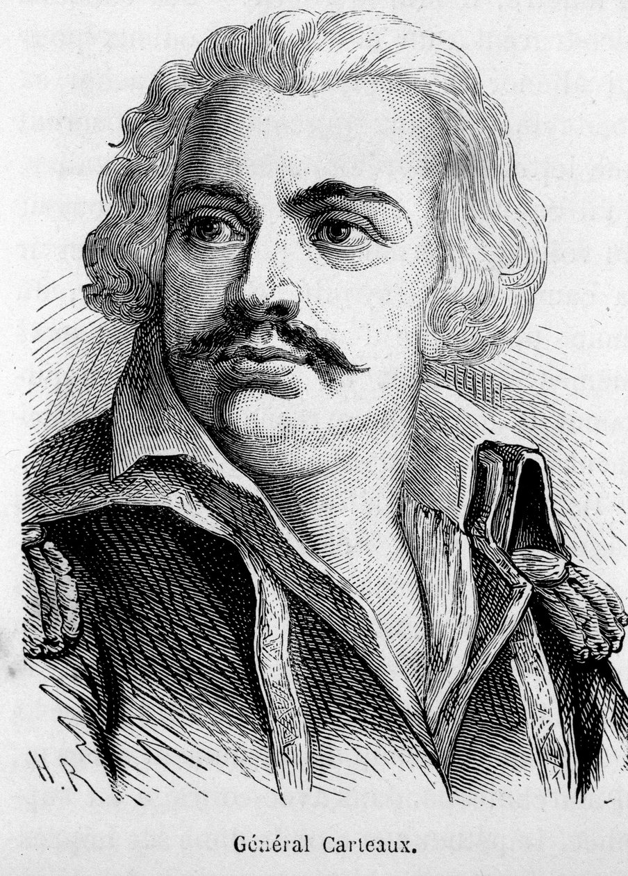 ジャン・フランソワ・カルトー将軍（1751-1813）の肖像 - アンリ・マルタン著「フランス史」より 作： フランス語学校