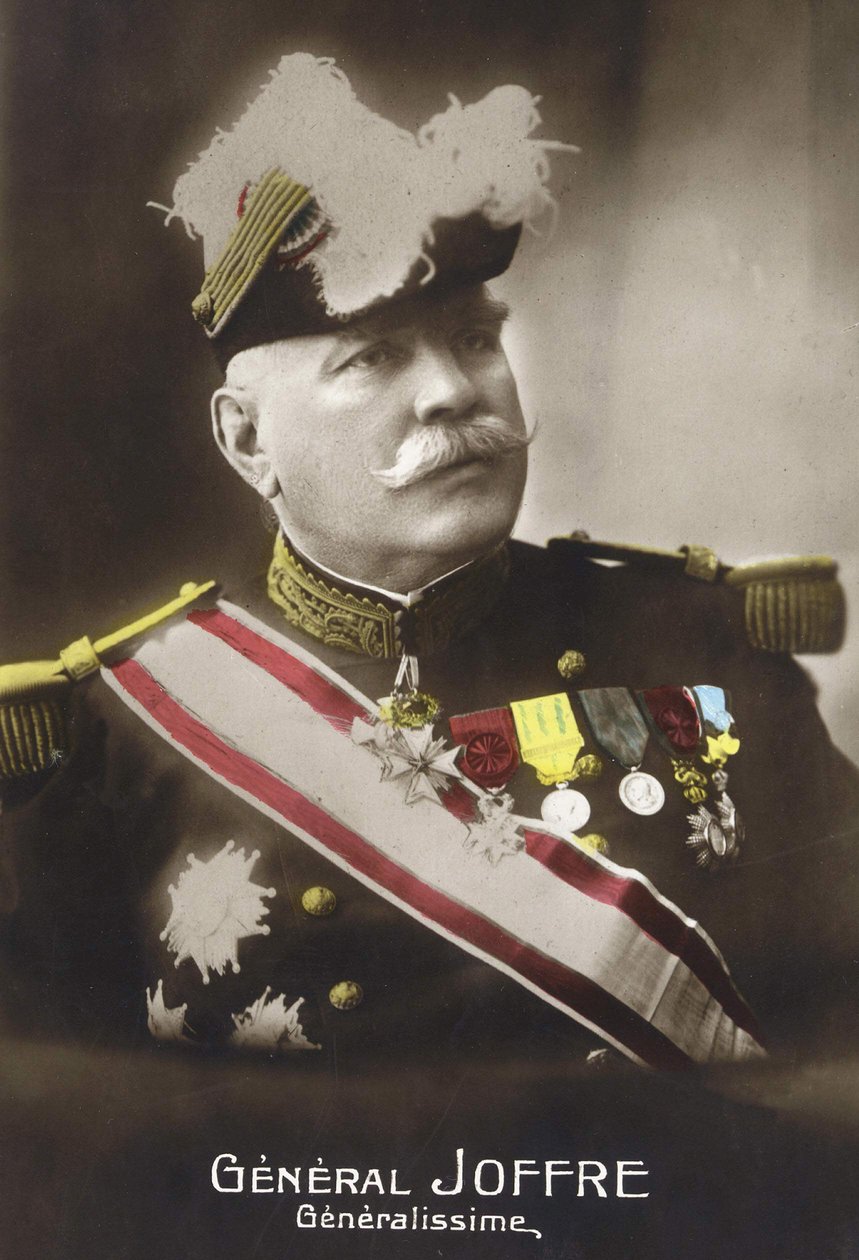 ジョセフ・ジョッフル将軍（1852〜1931年）の肖像。 作： フランス語学校