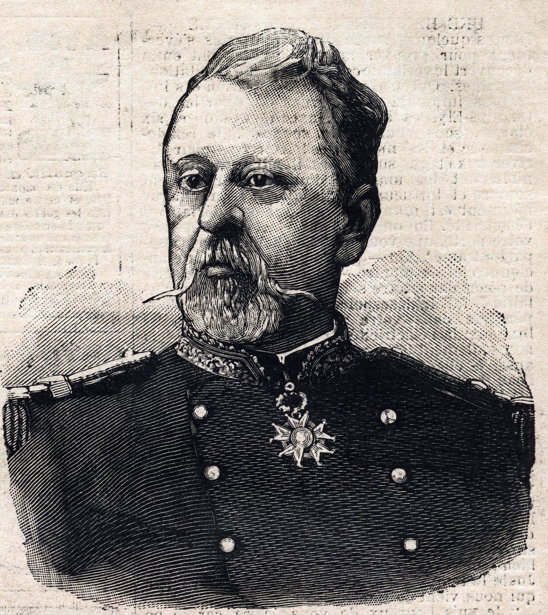 サン・マルス（Saint Mars）のポワユー将軍の肖像（1832-1897年 作： フランス語学校
