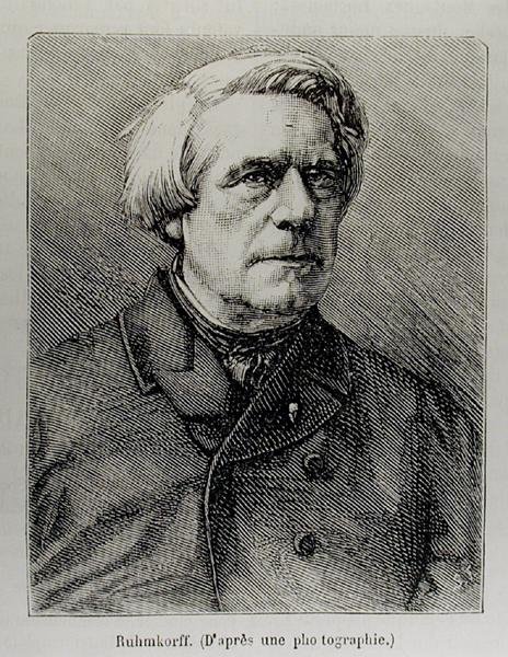 ハインリッヒ・ダニエル・ルフムコルフ（1803-77）の肖像 作： フランス語学校