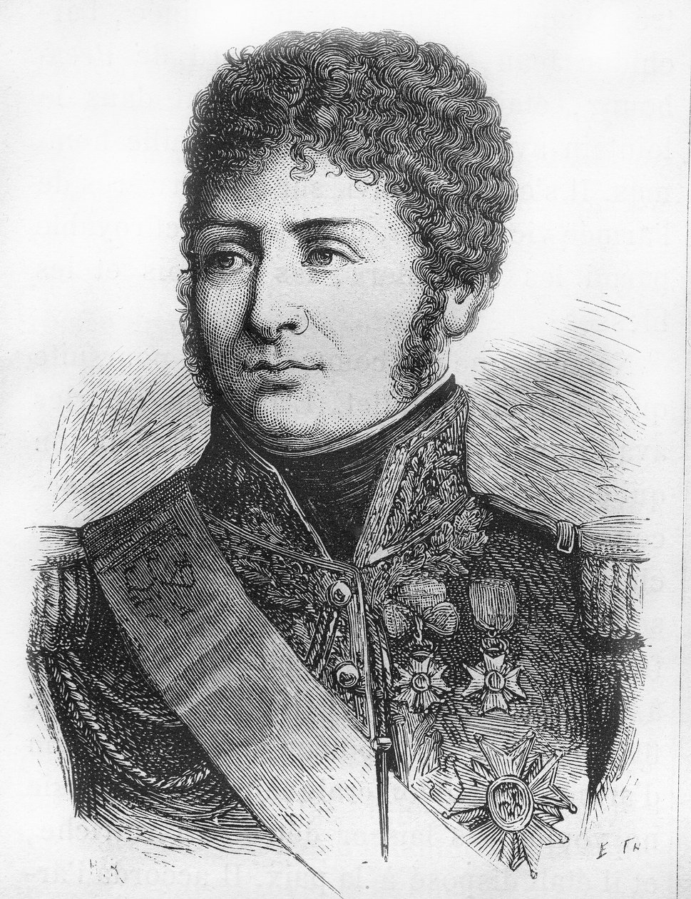 フランスの将軍であり政治家であったアンリ・クラークの肖像（フェルトレ公爵 1809年 作： フランス語学校
