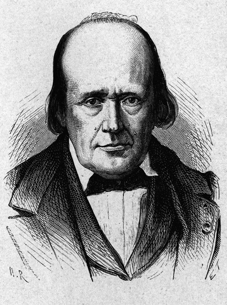フランスの生理学者Henri Milne - Edwards (1800 - 1885)の肖像 - "Album de la Science; illustrious scientists; Great discoveries" 1896年 作： フランス語学校