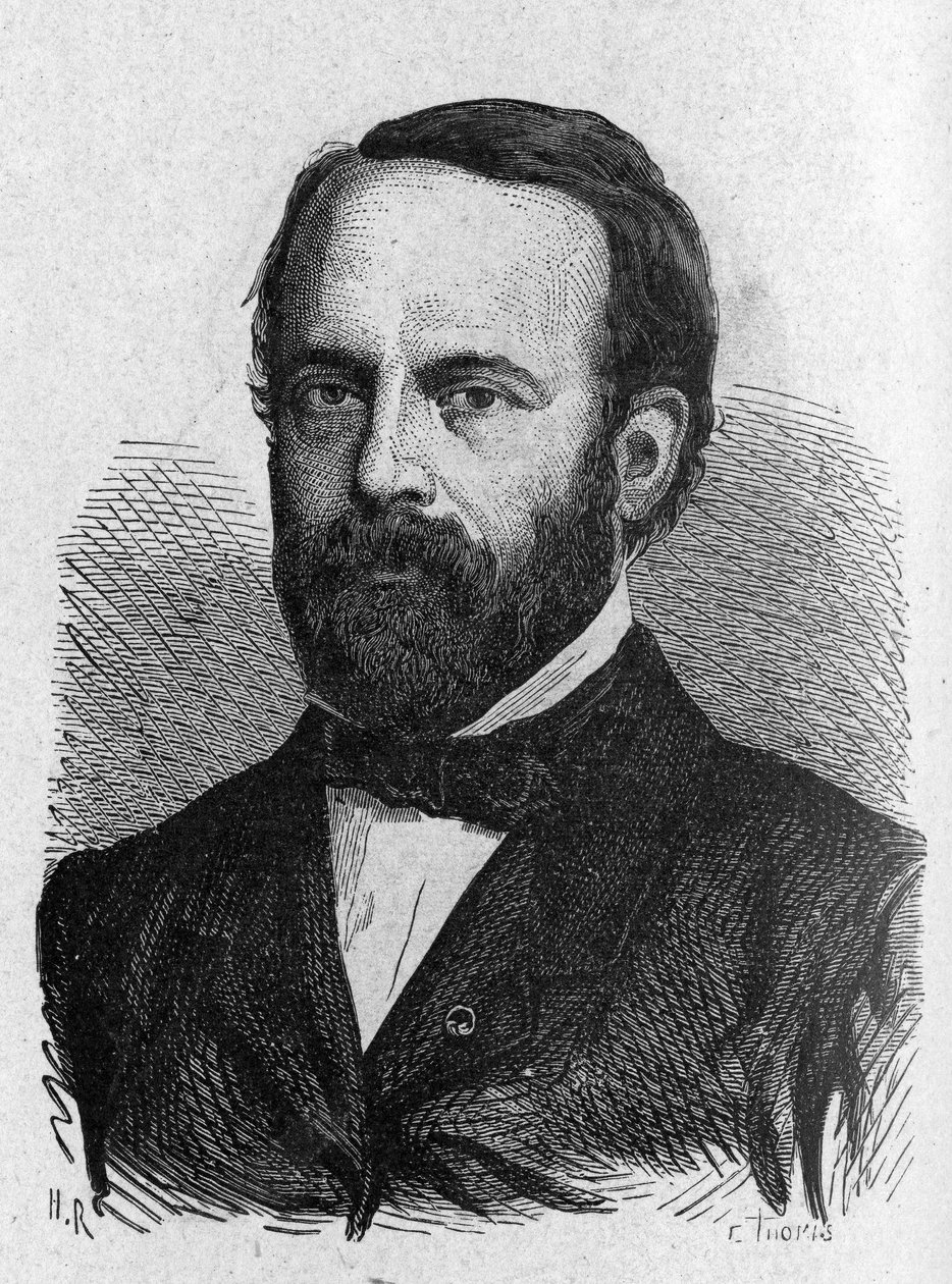 Henri Sainte-Claire Deville (1814 - 1876)の肖像 - "Album of Science; illustrious scholars; Great discoveries" 1896年に掲載。 作： フランス語学校