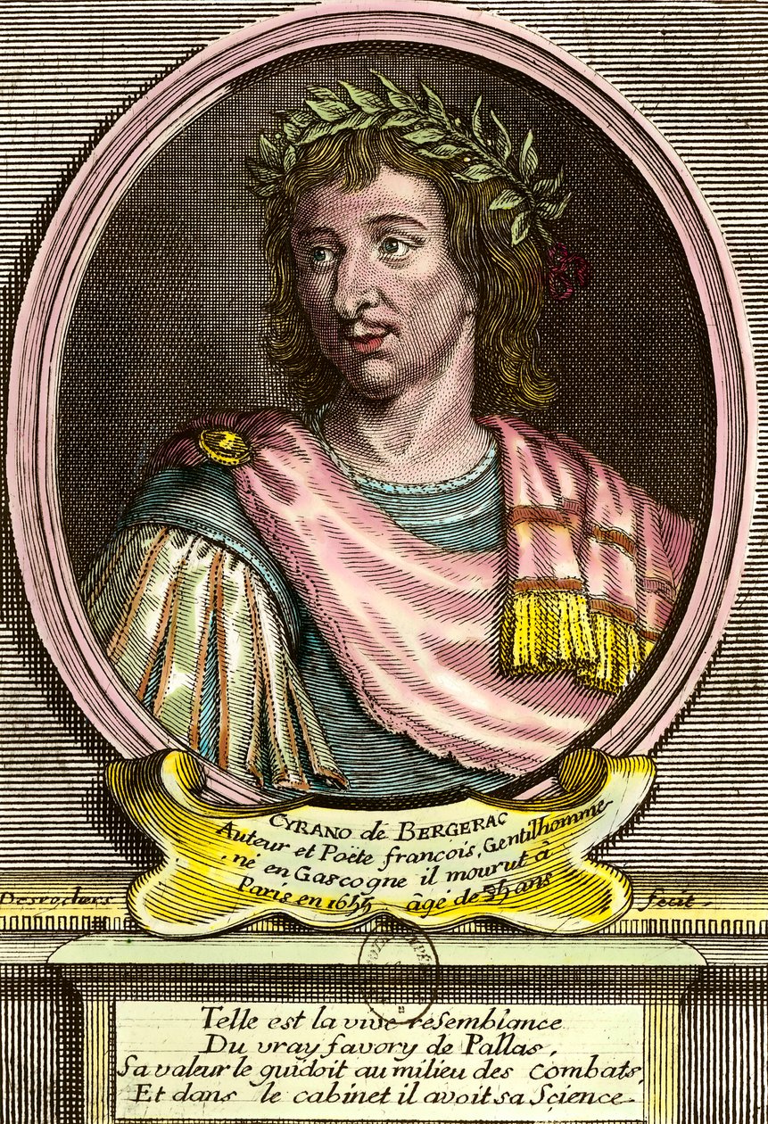 シラノ・ド・ベルジュラック（1619～1655）の「ヘラクレス・サヴィニエンの肖像」。 作： フランス語学校