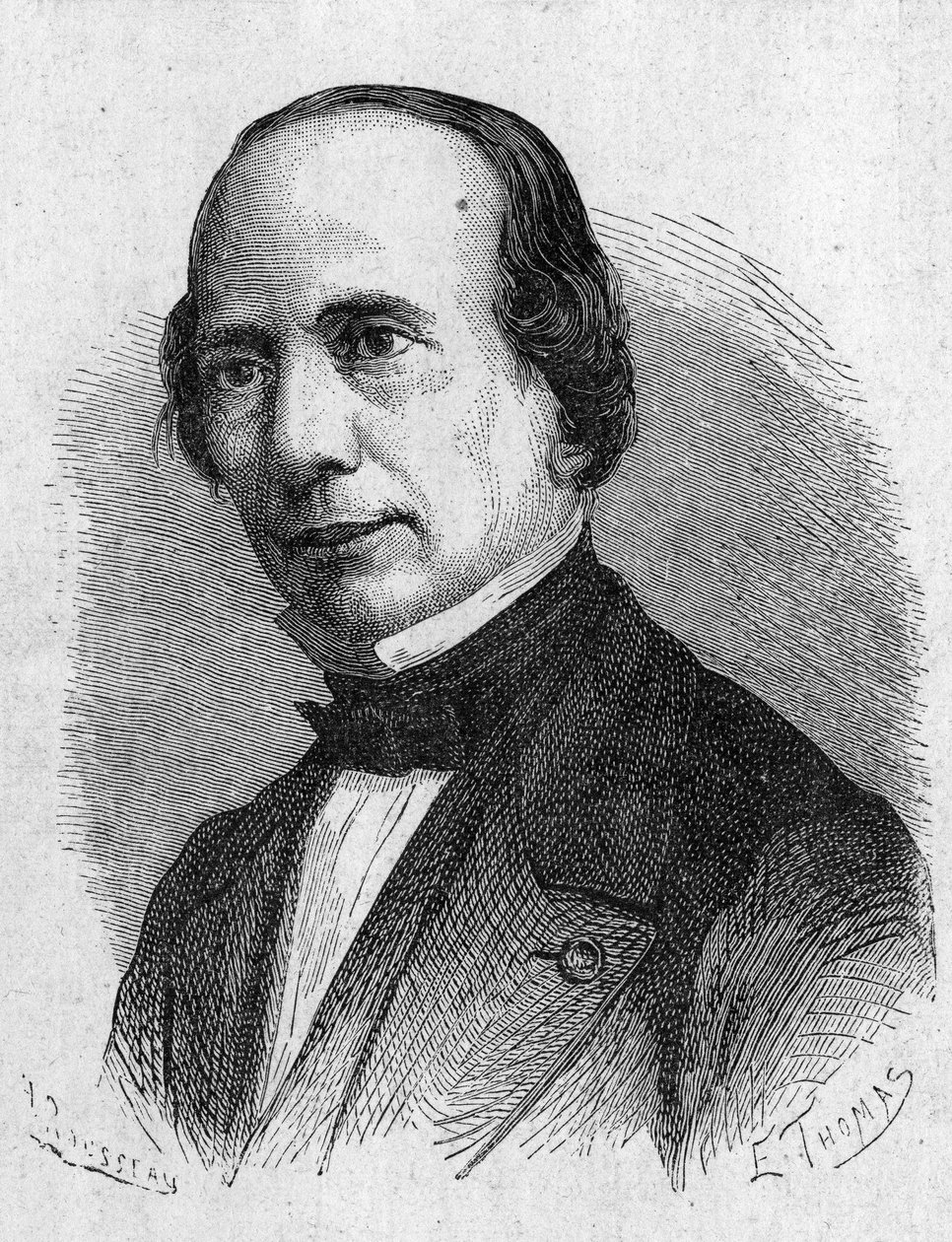 イタリアの物理学者J.Caselliの肖像 - 1896年の「科学のアルバム；著名な科学者；偉大な発見」に掲載。 作： フランス語学校
