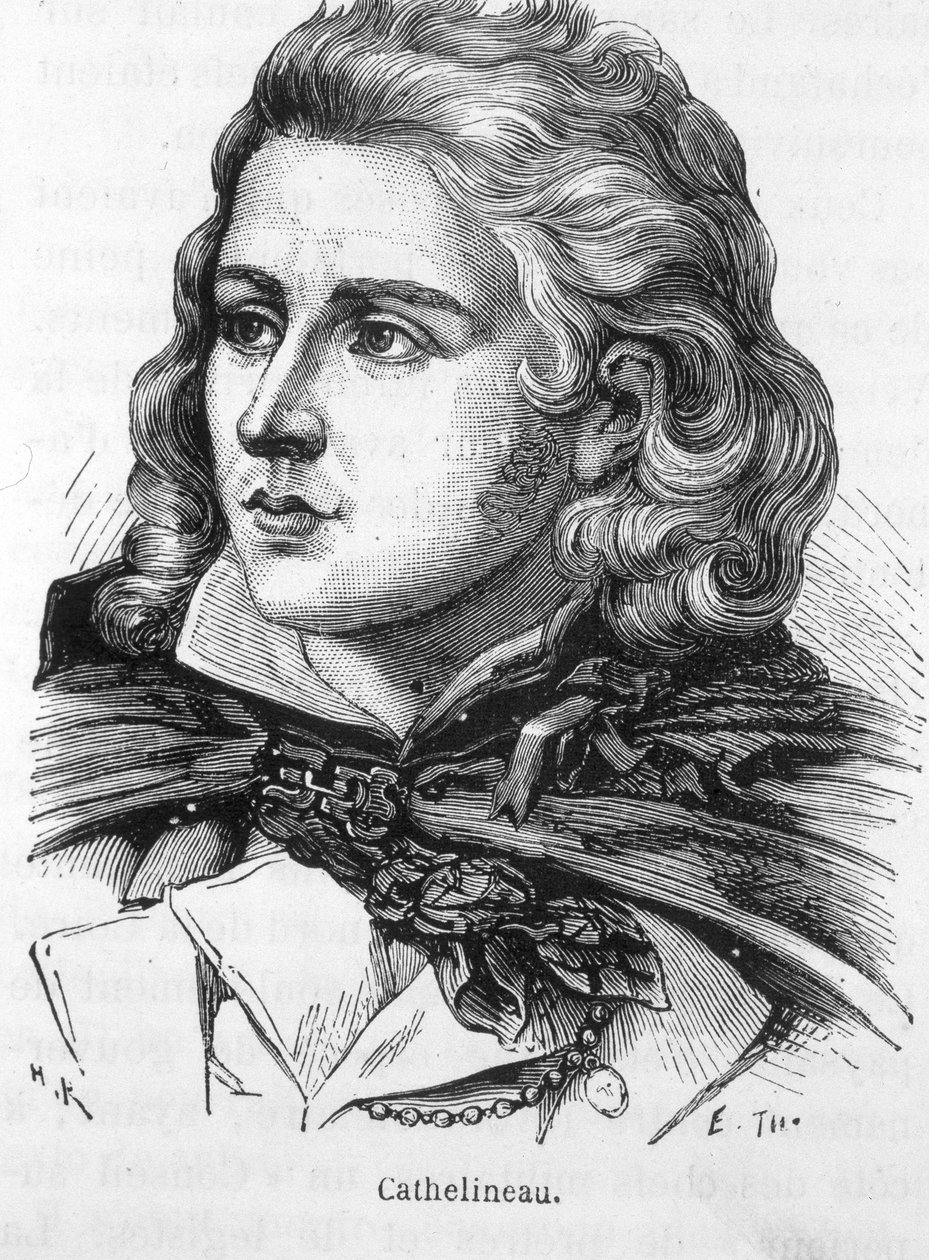 ヴァンデ地方の料理人ジャック・カテリノー（1759-1793）の肖像 - アンリ・マルタンの「フランスの歴史」より 作： フランス語学校
