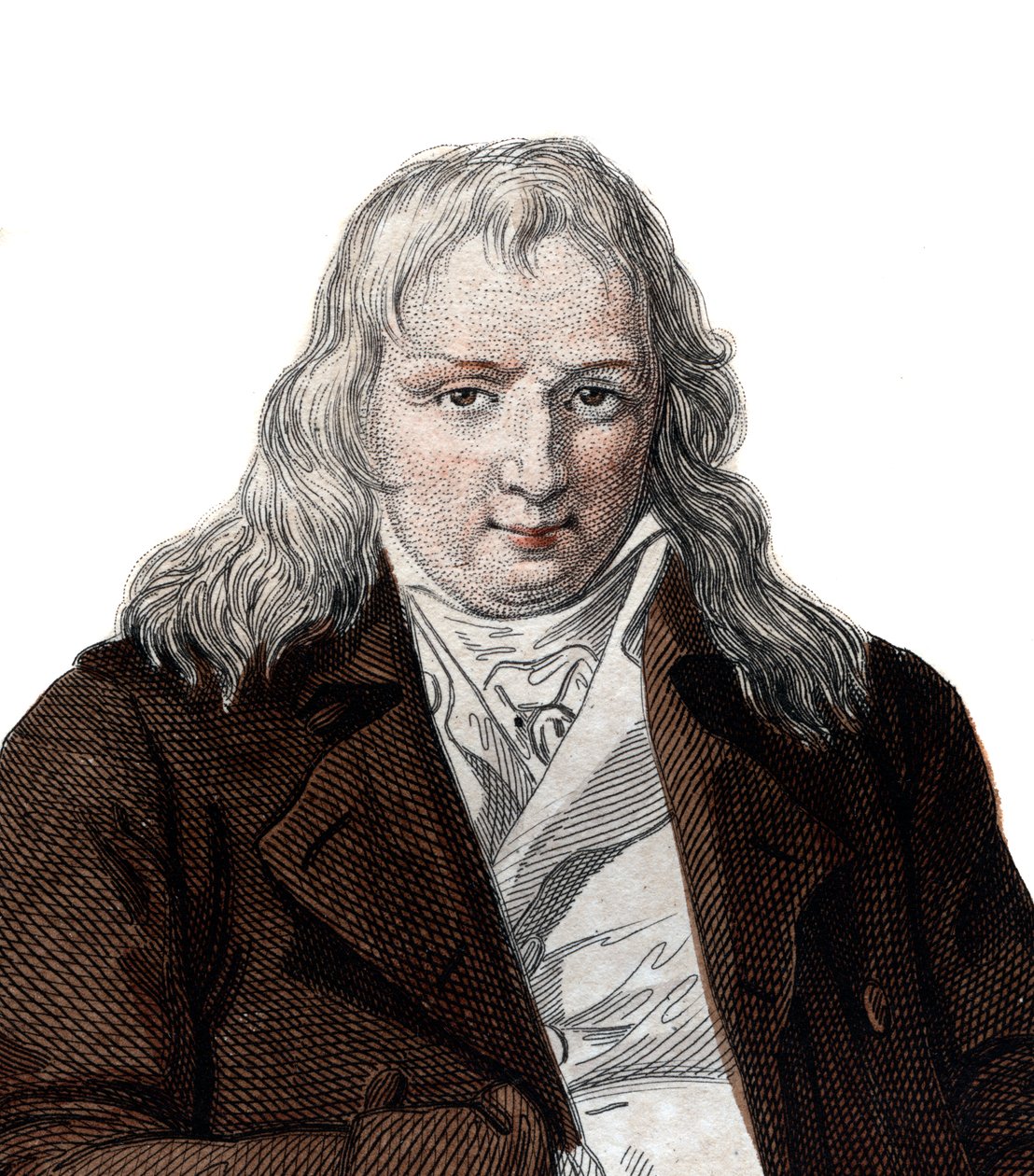 フランスの作家で植物学者であるジャックアンリベルナルダンドサンピエール（1737-1814）の肖像。 作： フランス語学校