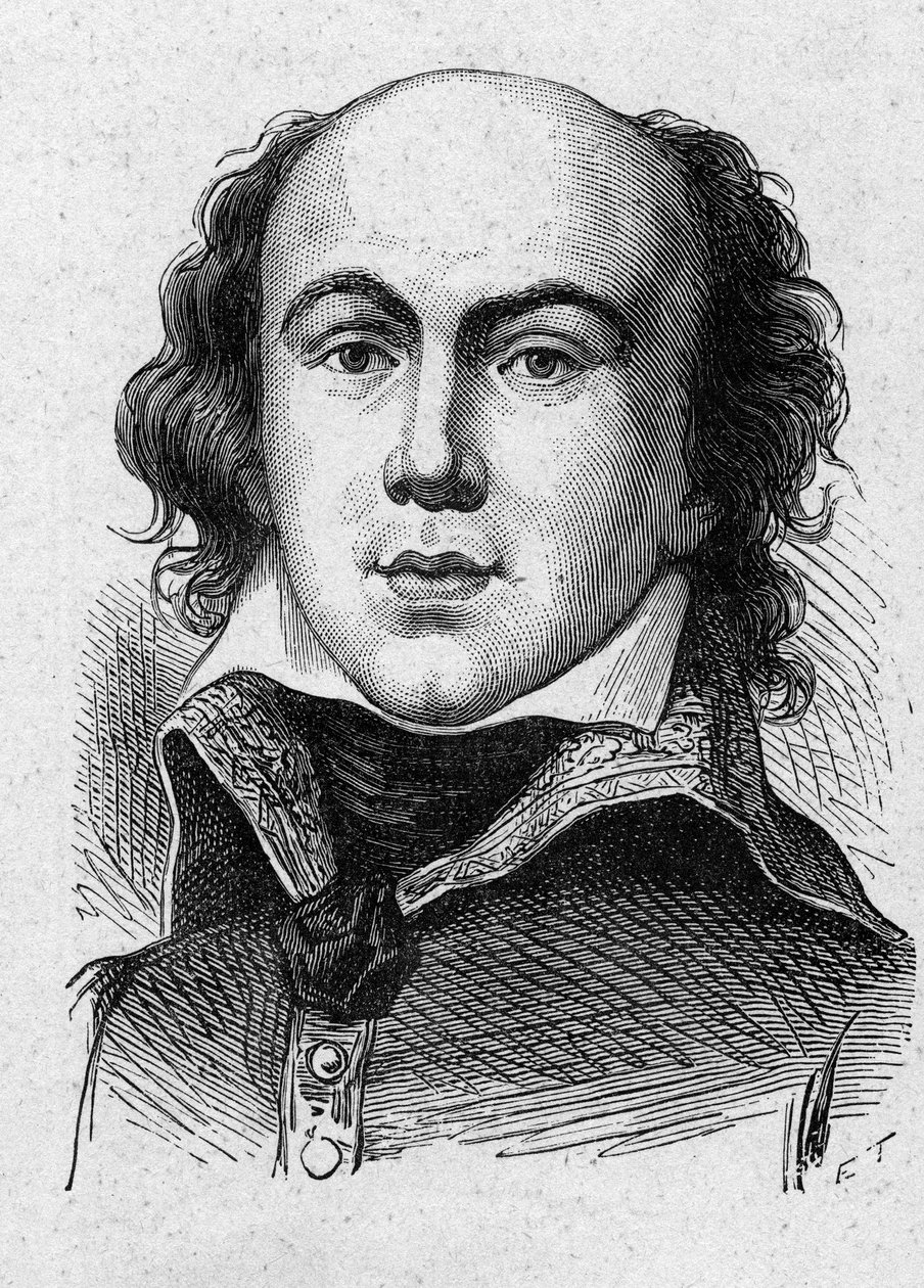 Jean-Baptiste (Jean Baptiste) Annibal Aubert du Bayet (DuBayet) (1757-1797) フランスの政治家・将軍の肖像。 作： フランス語学校