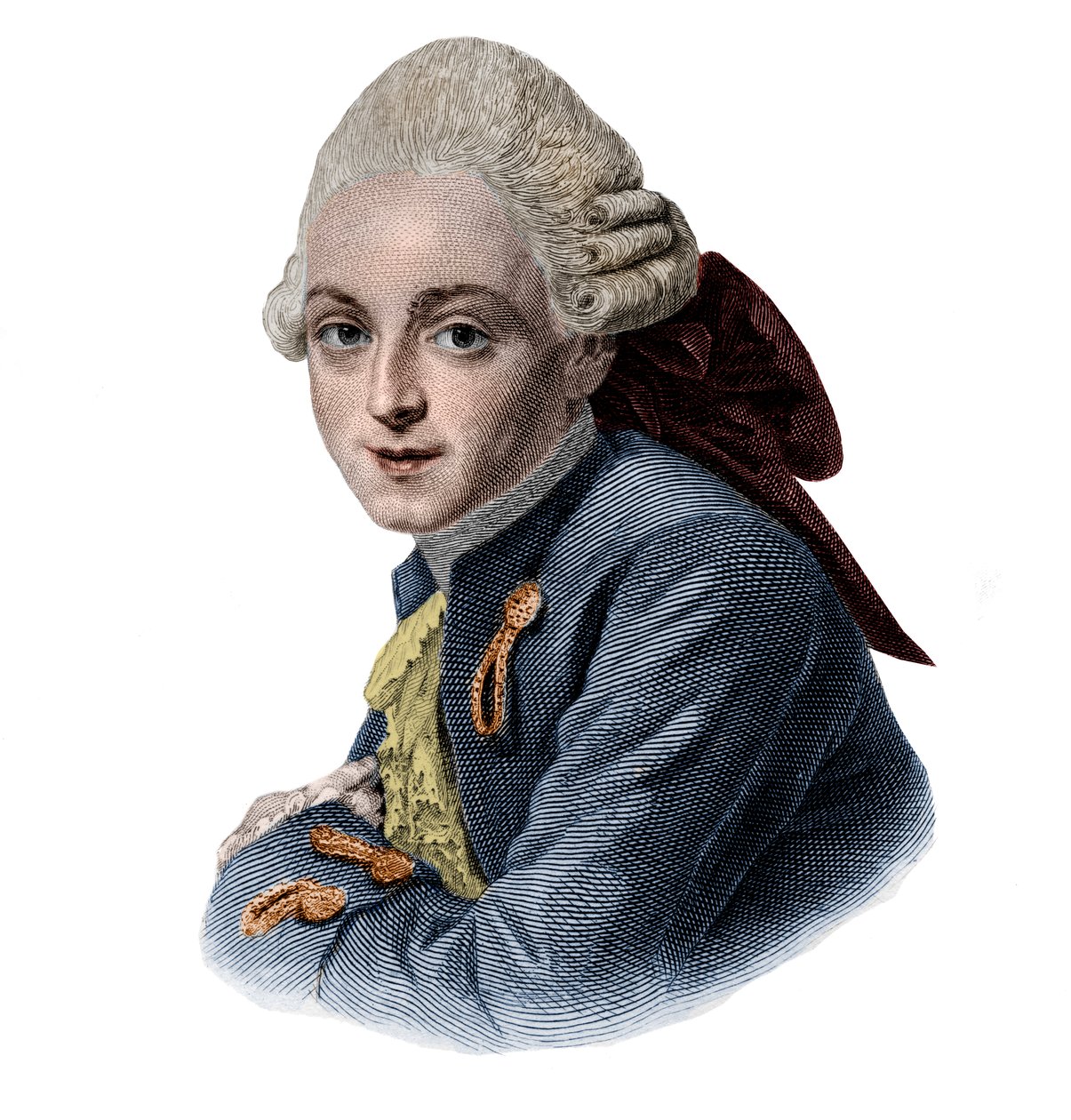 Jean-Louis Archange（1750-1832）フランスの建築家の肖像。 作： フランス語学校
