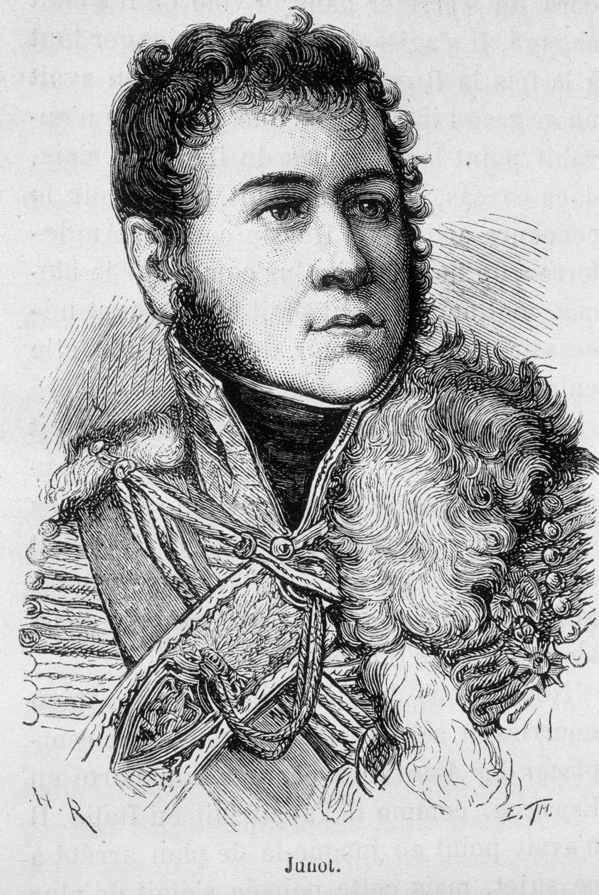 フランスの将軍アブランテス公爵ジャン・アンドーシュ・ジュノ（Jean-Andoche）（1771-1813）の肖像-アンリ・マルタンの「L