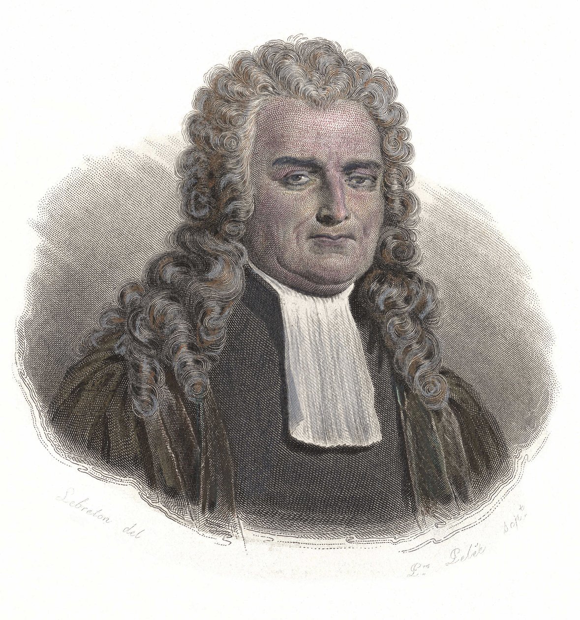 ジャン・バティスト・アントワーヌ・ドゥ・モンティオン（1733-1820）の肖像。"Portraits des Hommes Useful "より 作： フランス語学校