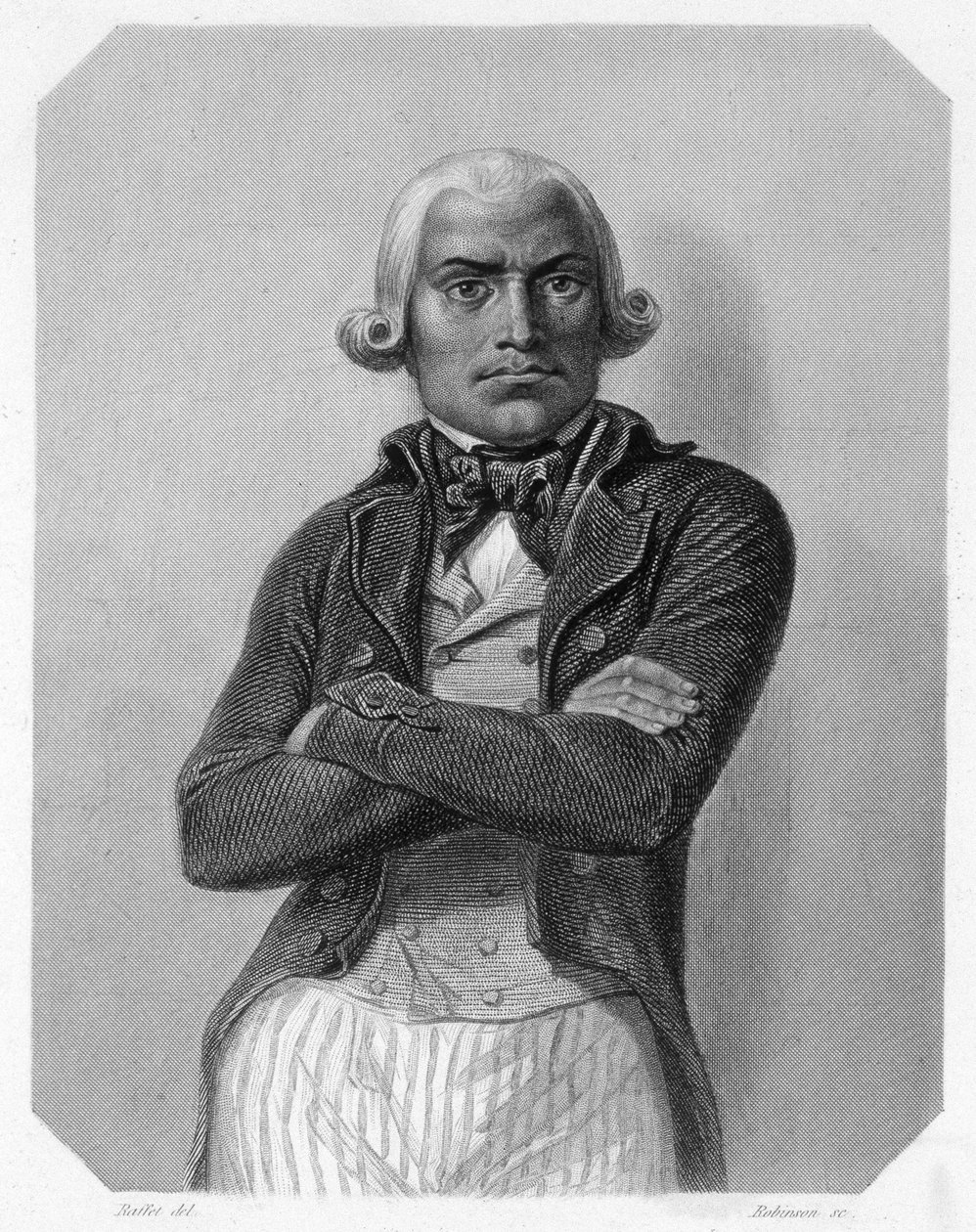 フランスの政治家ジャン・バティスト・ドルーエ（1763-1824）の肖像。ラマルティーヌ作『ジロンダンの詩』所収。 作： フランス語学校
