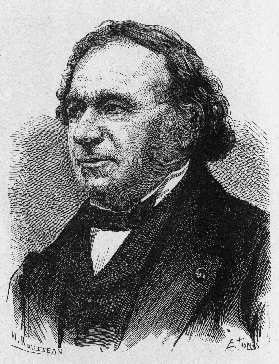 Jean Baptiste Dumas (1700 - 1884)の肖像 - "Album of Science; illustrious scholars; Great discoveries" 1896年に掲載。 作： フランス語学校
