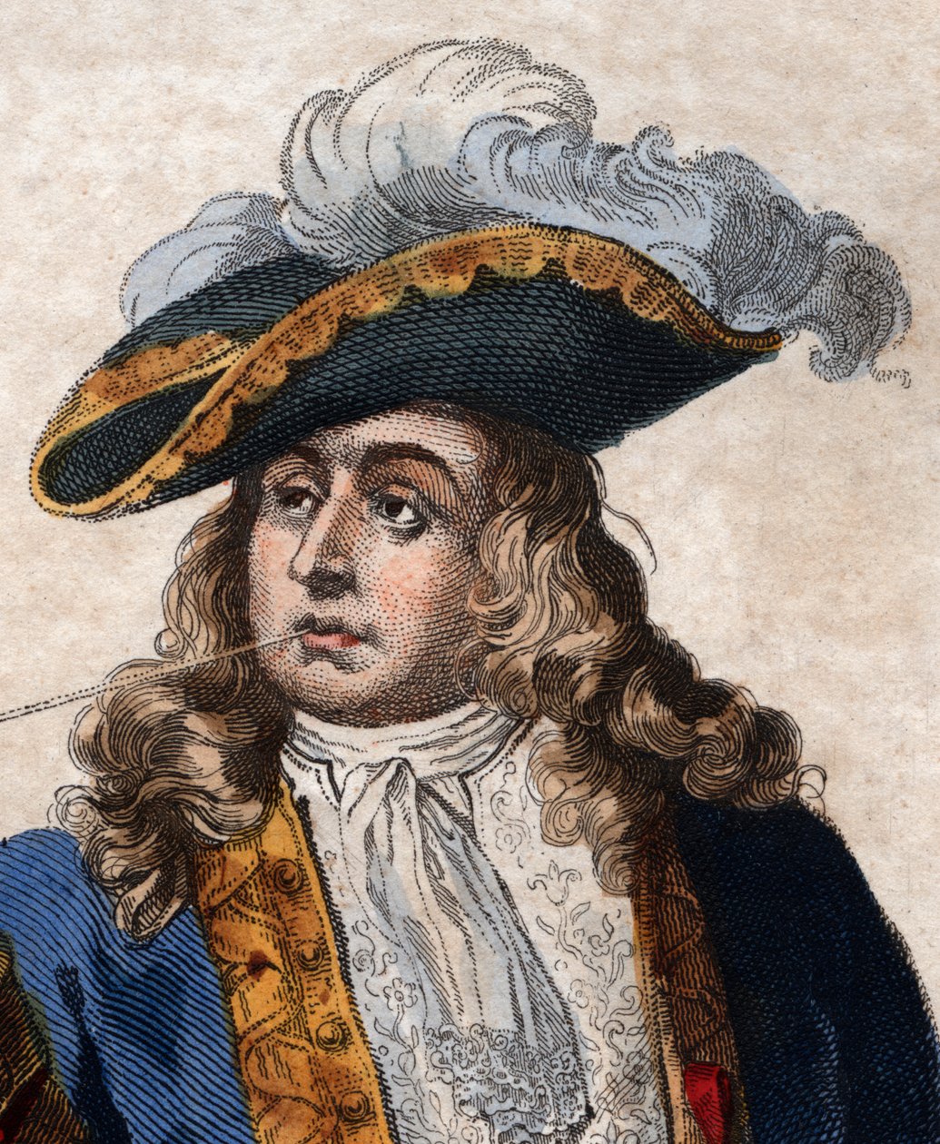 ジャンバート（1650〜1702）の肖像、フランスの海賊。 作： フランス語学校