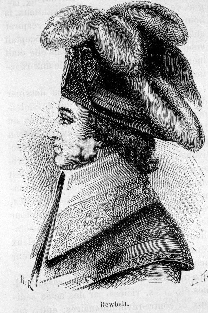 フランスの政治家ジャン・フランソワ・リウベル（またはリウベル）の肖像（1747年～1807年） - アンリ・マルタンの「L
