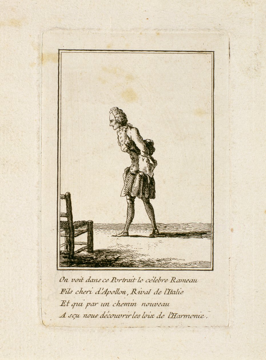 ジャン・フィリップ・ラモーの肖像（1683-1764） 作： フランス語学校
