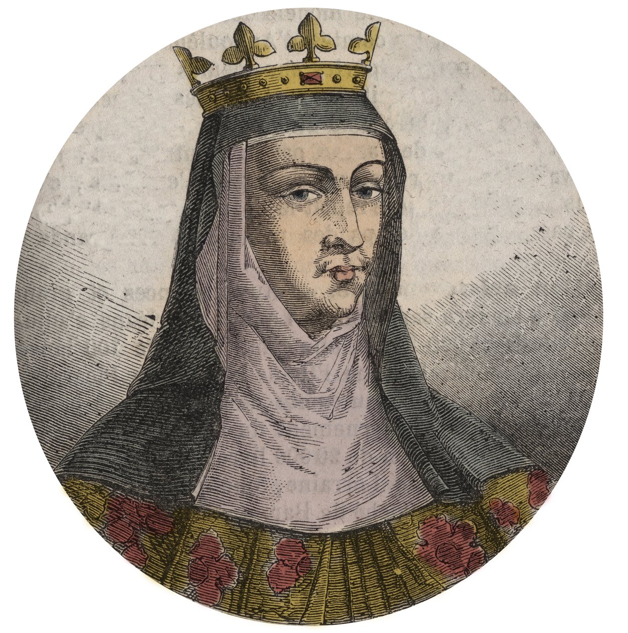 フランスのジョアン（1464-1505）（またはヴァロワ）の肖像 ルイ12世によるフランス王妃の妻 - フランスとヴァロワのジョアン（1464-1505）の肖像 作： フランス語学校