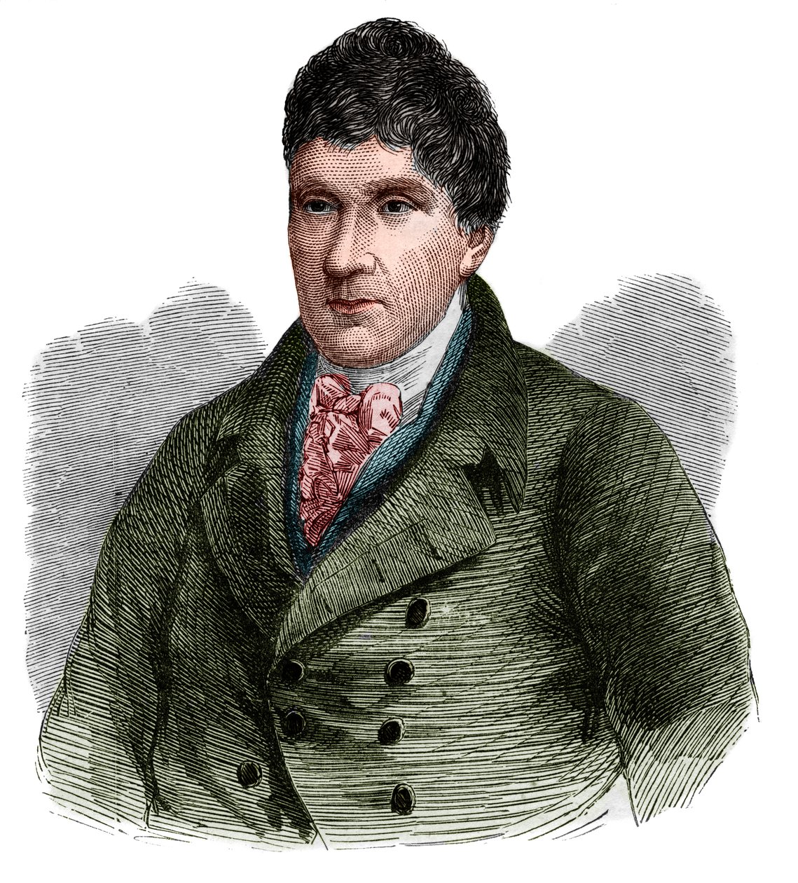 スコットランドの土木技師、ジョン・レニー（1761-1821）の肖像。 作： フランス語学校