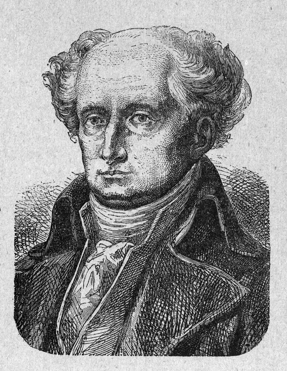 Joseph Jerome Simeon (1749-1842)の肖像 1889年のエングレーヴィング。個人蔵。 作： フランス語学校