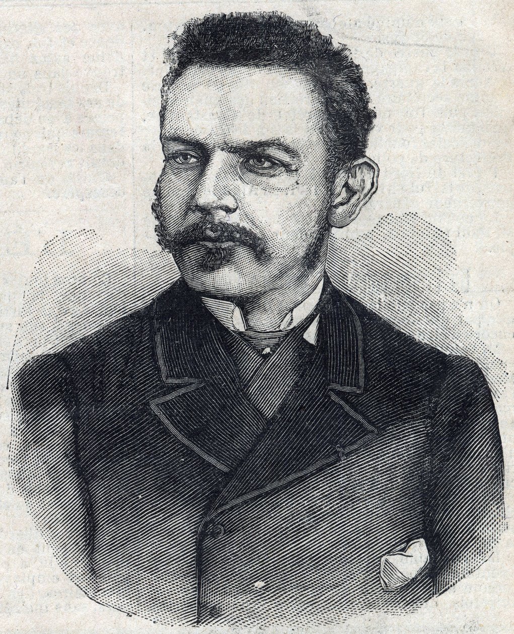 フランス大使ジュール・カンボン（1845-1935）の肖像。 作： フランス語学校