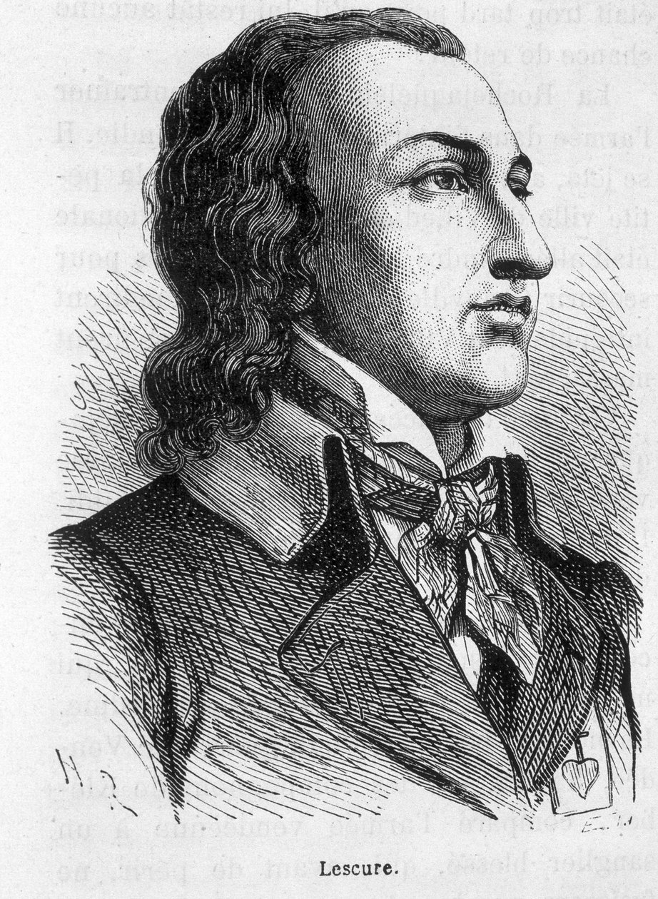 ヴァンデの料理人レスキュール（1766～1793年）の肖像 - アンリ・マルタン作「フランスの歴史」より 作： フランス語学校