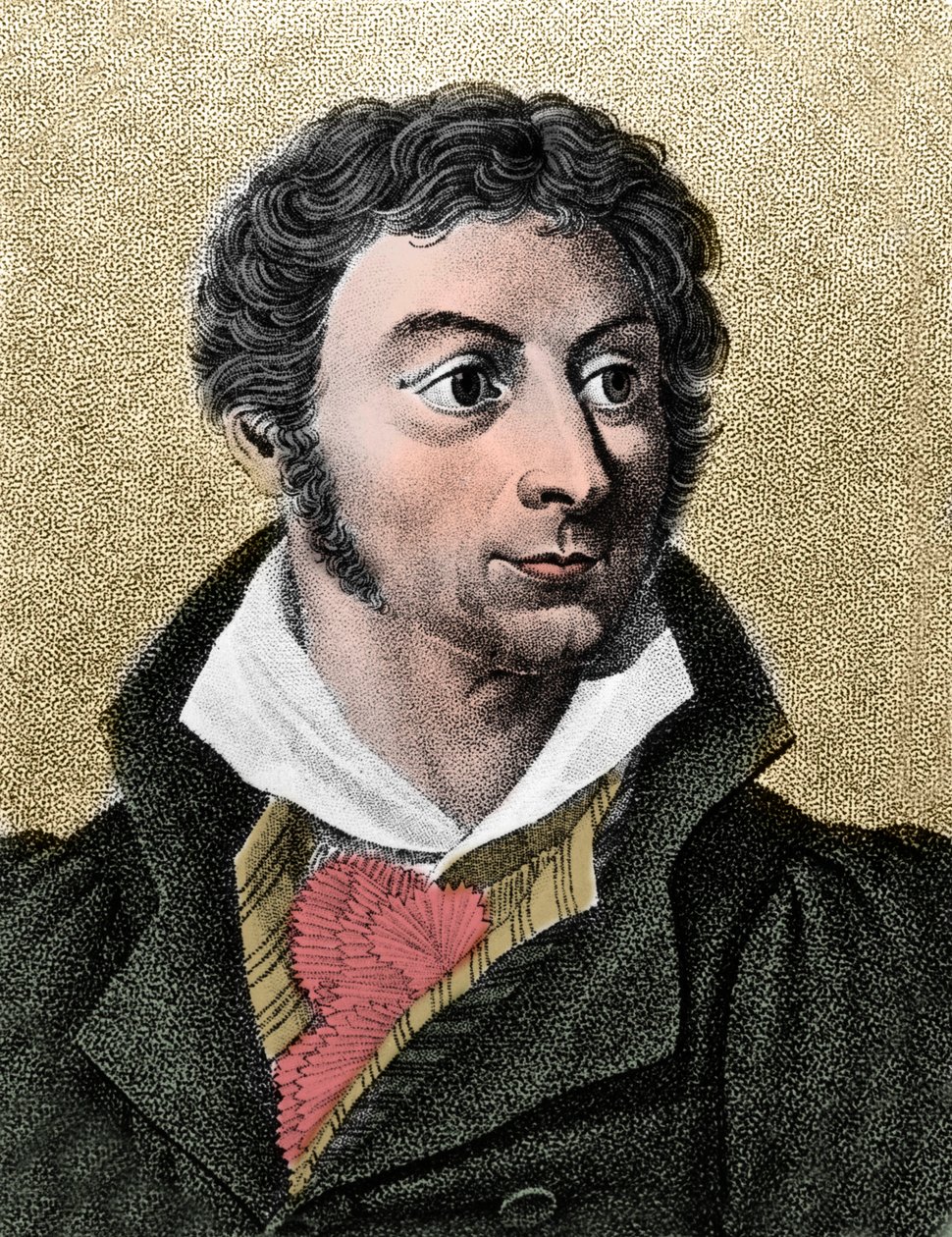 ローレンツ・オーケンの肖像（1779-1851）。ドイツの博物学者および哲学者 作： フランス語学校