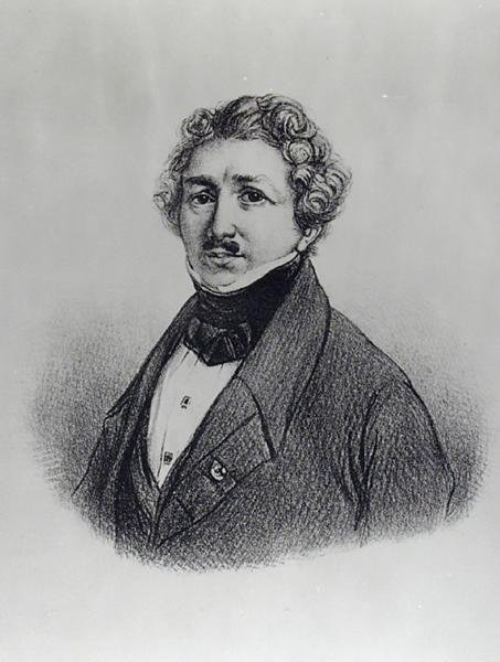 ルイ・ジャック・ダゲールの肖像（1787-1851） 作： フランス語学校
