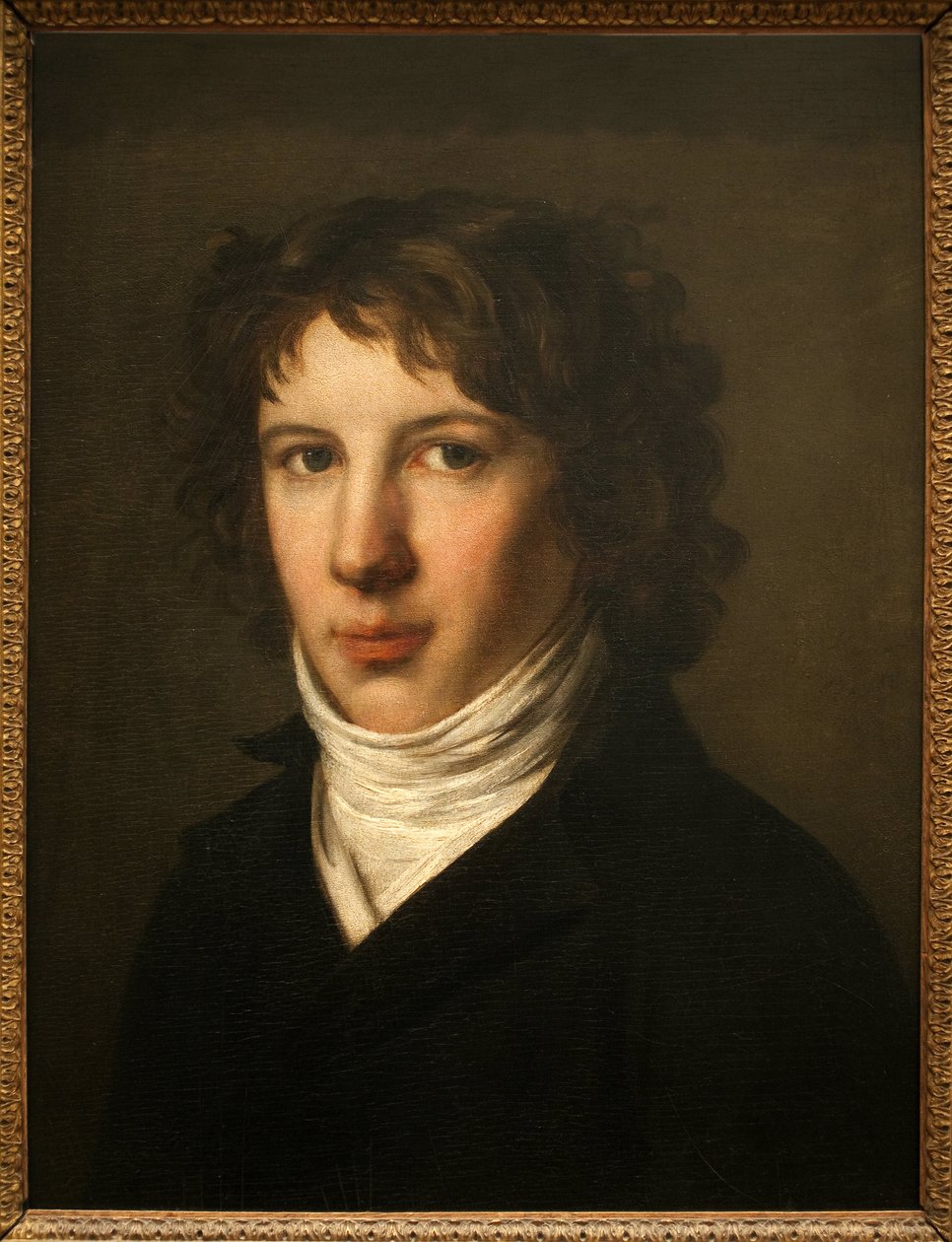 ルイ・アントワーヌ・ド・サン＝ジュストの肖像、1793 作： フランス語学校