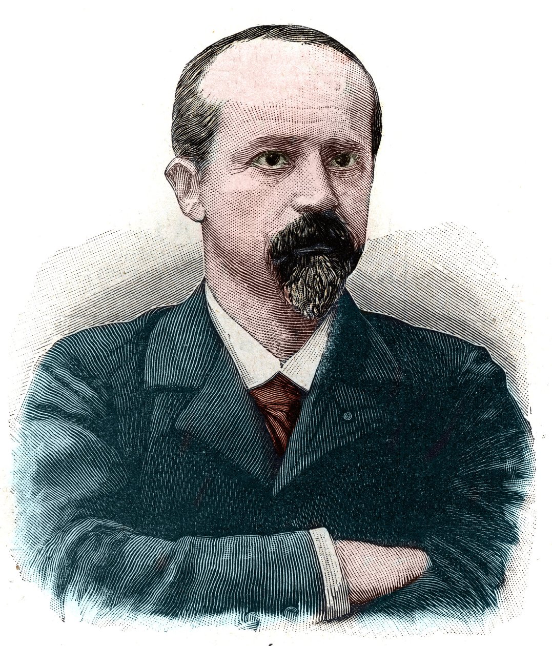Louis Jean Baptiste Lepine (1846 -1933) フランスの弁護士・政治家であり、レピーヌ競技会を考案した人物の肖像。 作： フランス語学校