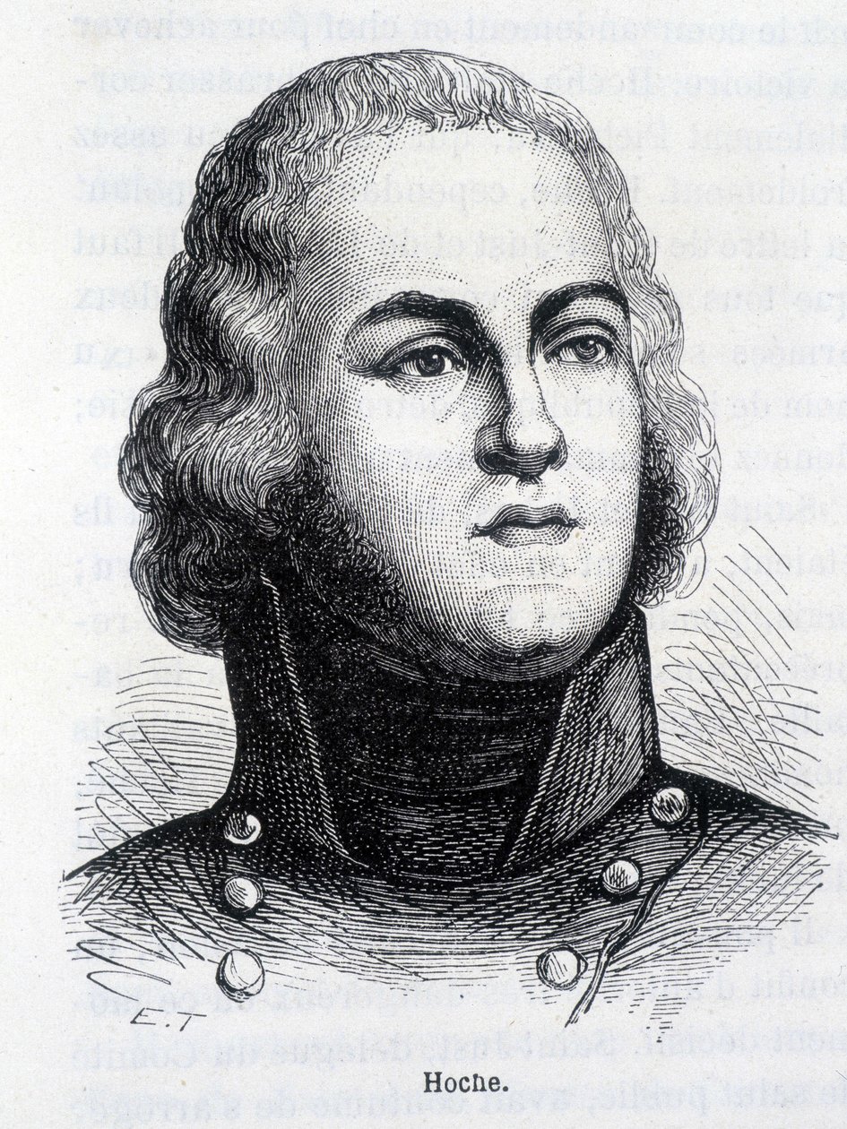 フランスの将軍ルイ・ラザール・オッシュ（1768-1797）の肖像 - アンリ・マルタンの「L