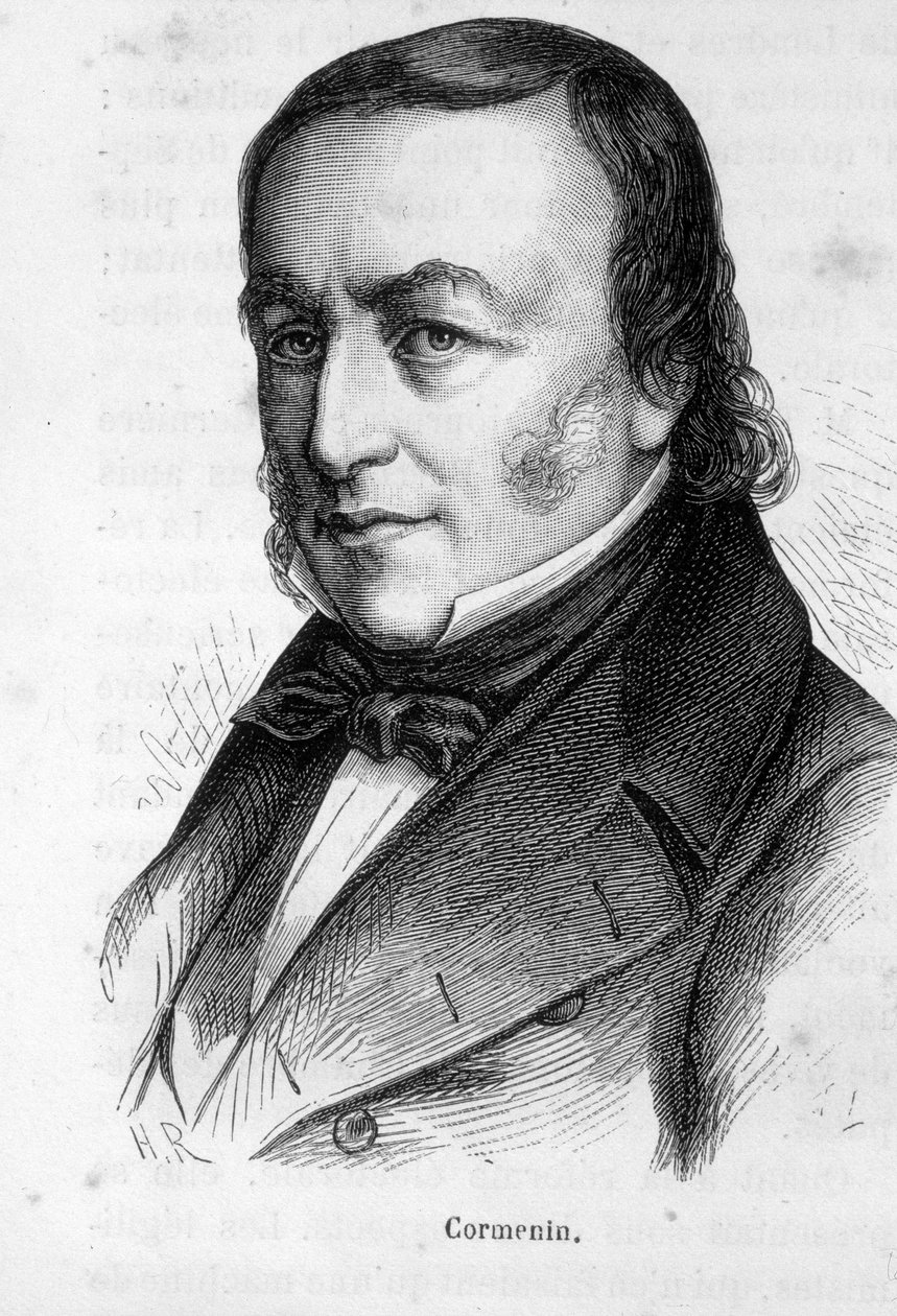 コルメナン子爵ルイ・マリー・ド・ラ・ヘイの肖像 作： フランス語学校