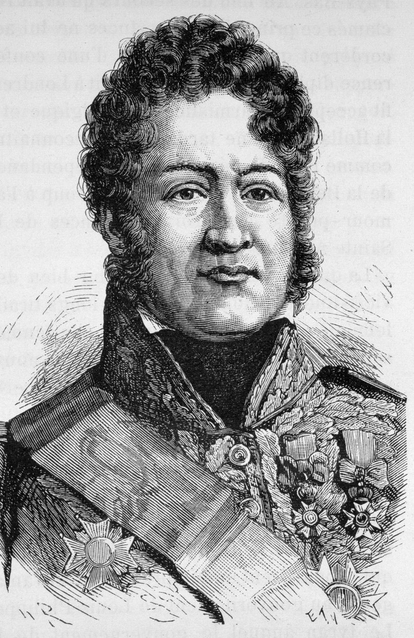 ルイ・フィリップ1世（1773～1850年）の肖像 - アンリ・マルタン著「フランスの歴史」より 作： フランス語学校