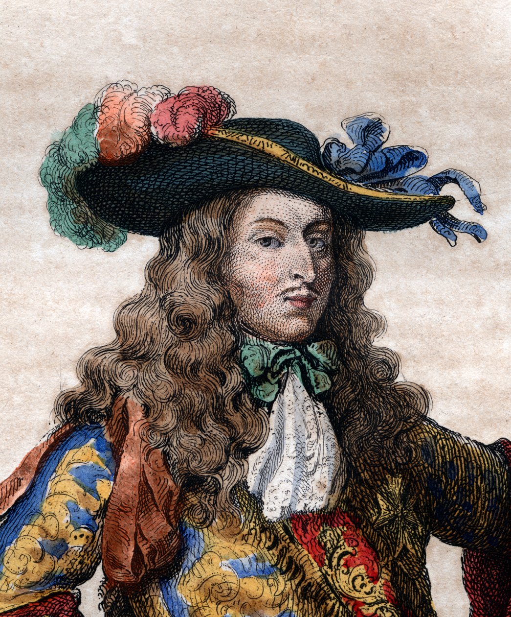 ル・ド・ブルボンの肖像、コンデ王子（1621-1686）、フランスの将軍、ル・グランド・コンデとして知られる。 作： フランス語学校