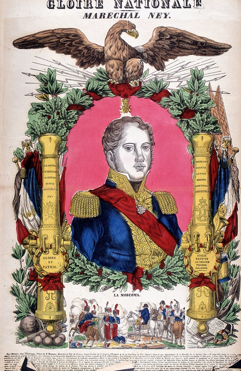 ミシェル・ネイ元帥（1769〜1815）の肖像。 作： フランス語学校