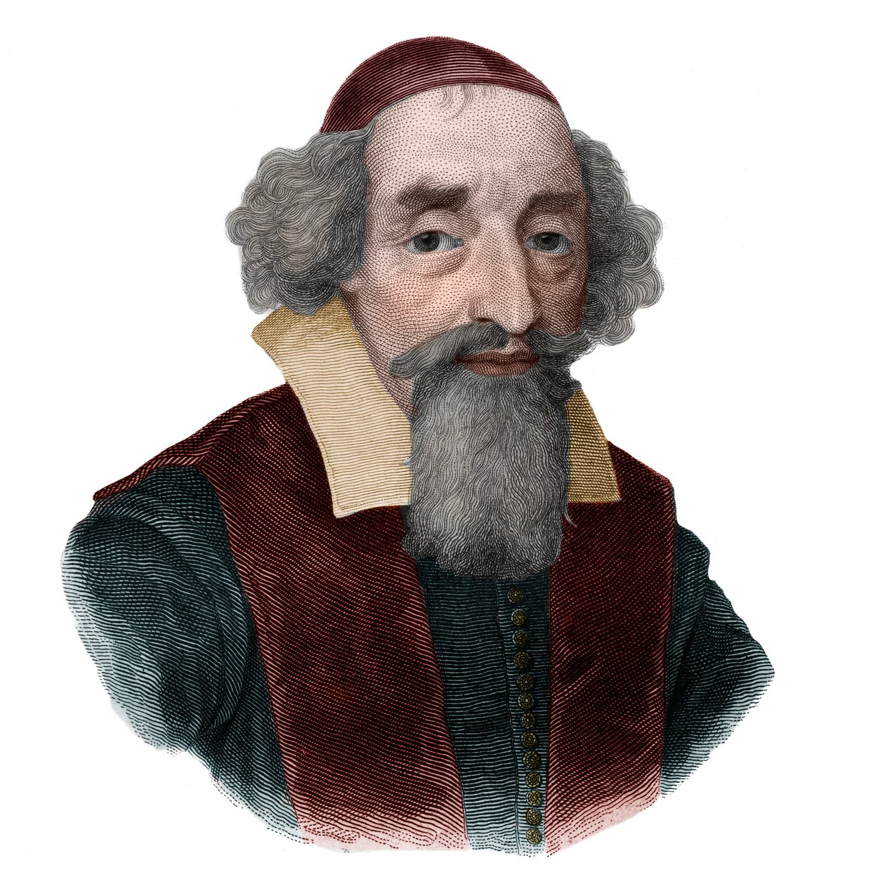 フランスの政治家、Mathieu Mole（1781-1855）の肖像。 作： フランス語学校