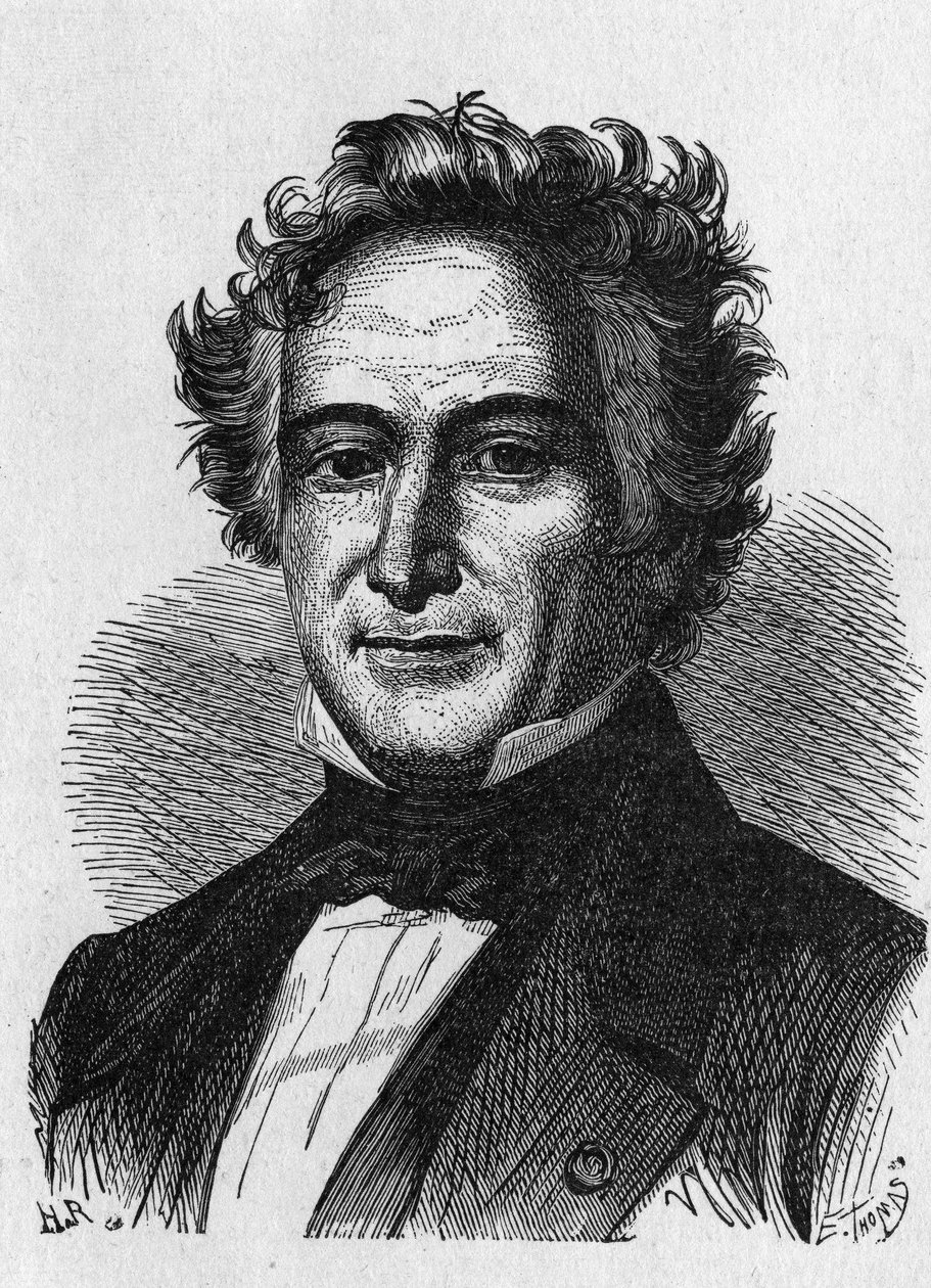 フランスの化学者Michel Eugene (Michel-Eugene) Chevreul (1786-1889)の肖像 - 1896年の "Album de la Science; illustrious scientists; Great discoveries "に掲載。 作： フランス語学校