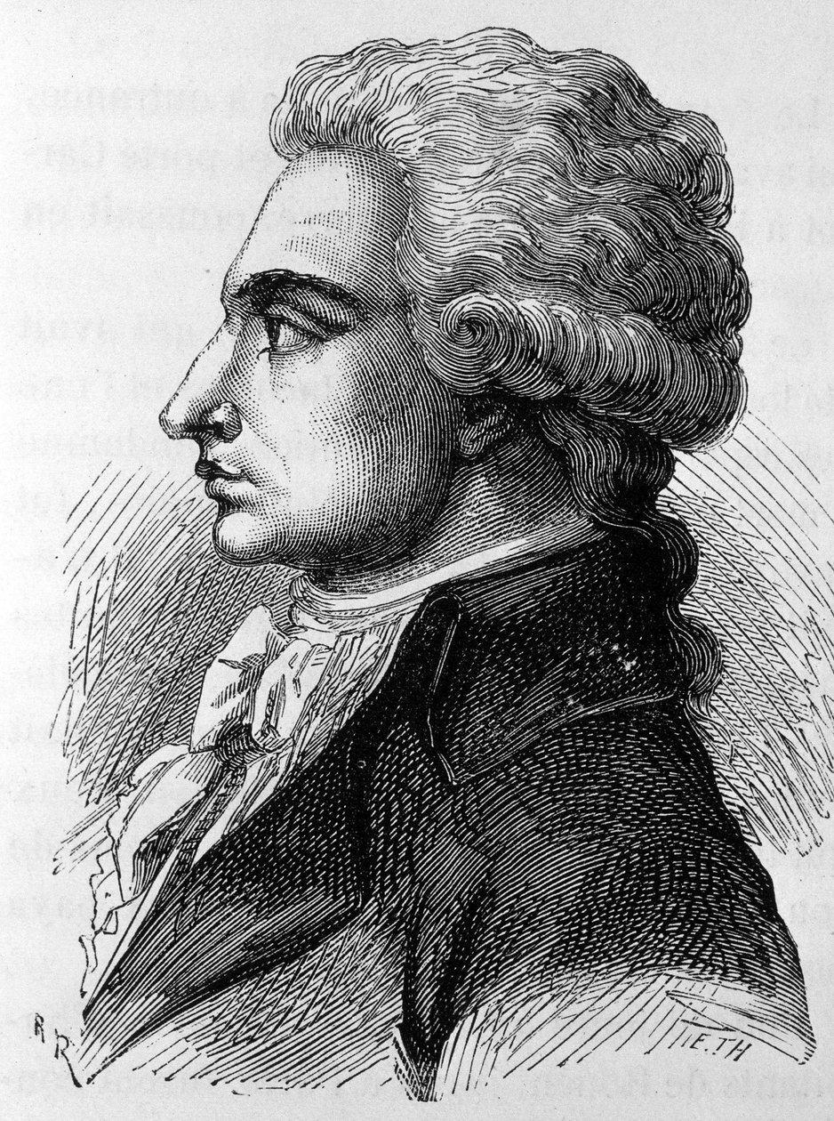 フランスの政治家、フィリップ・アントワーヌ・メルラン（Merlin de Douai）（1754-1838）の肖像。アンリ・マルタンの「フランスの歴史」では 作： フランス語学校
