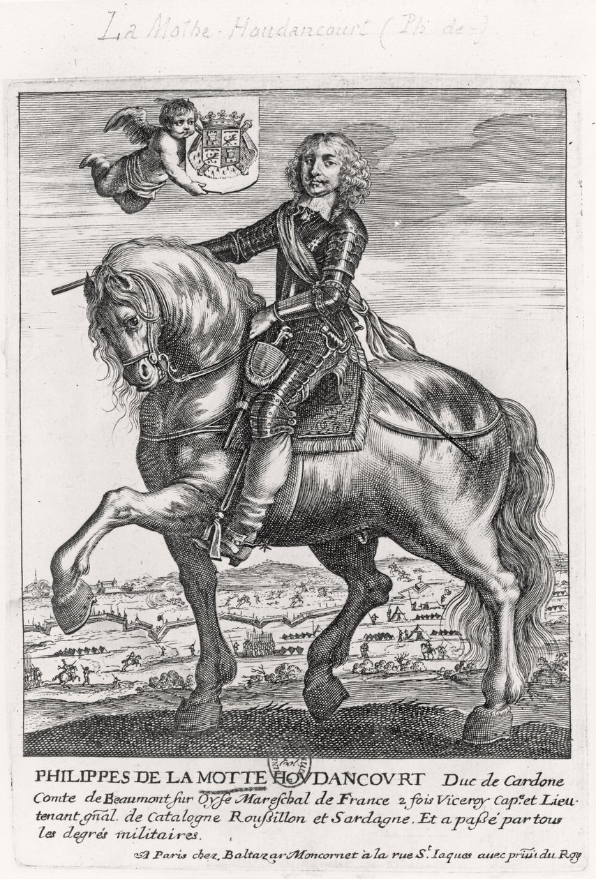 フィリップ・ド・ラ・モット・フダンクールの肖像（1605-57） 作： フランス語学校