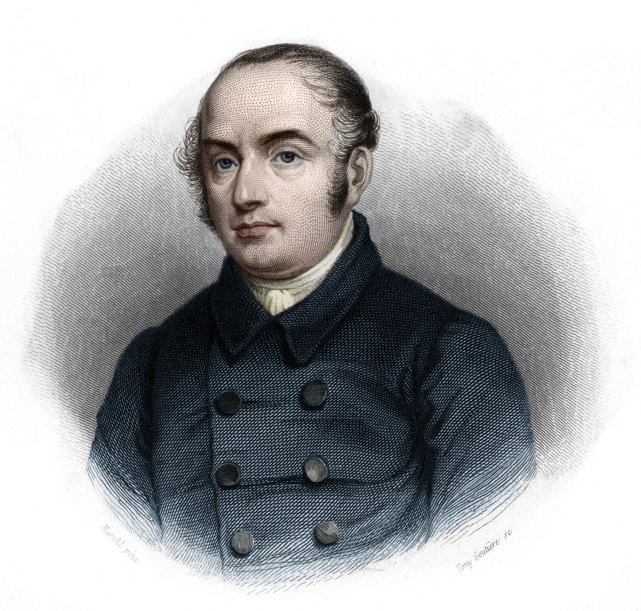 Pierre Antoine (Pierre-Antoine) Berryer (1790-1868) (Berryer filsと呼ばれる)の肖像。1842.個人蔵。 作： フランス語学校