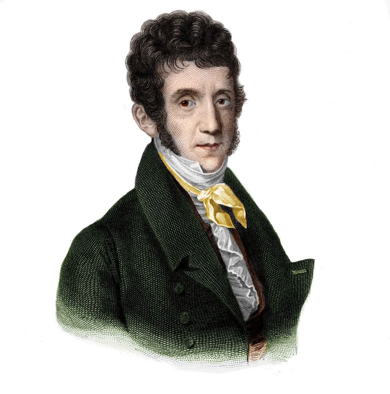 ピエール・バルゲリー（1779-1825）のワイン商人の肖像。 作： フランス語学校
