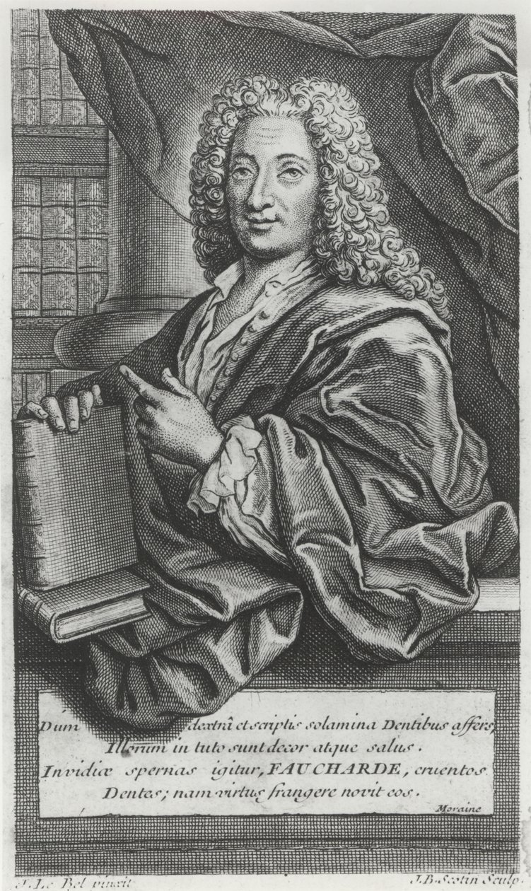 ピエール・フォシャールの肖像（1678-1763） 作： フランス語学校