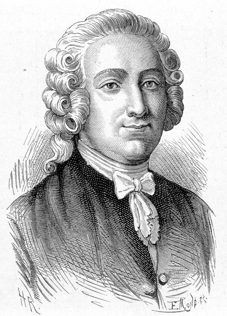 Pierre Joseph Macquer (1718 - 1784), フランスの化学者・医師の肖像 - "Album de la Science; illustrious scientists; Great discoveries" 1896年に掲載。 作： フランス語学校